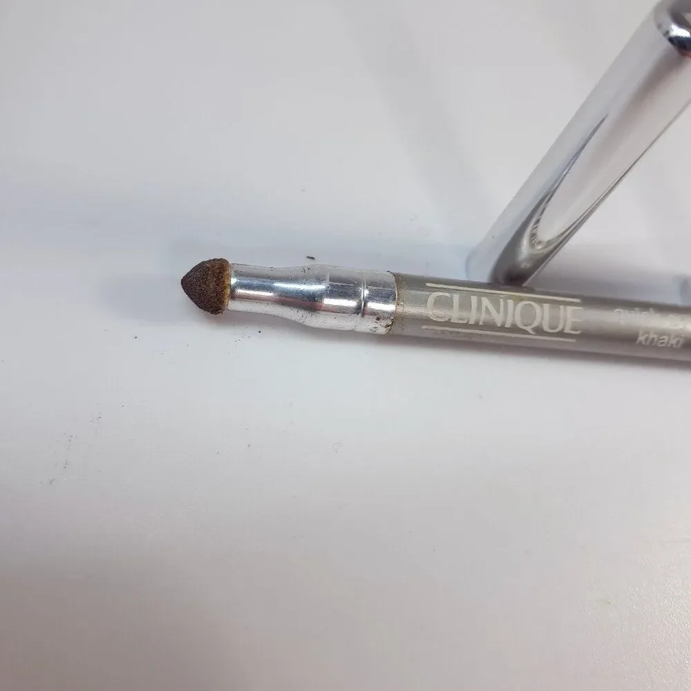 Vintage CLINIQUE Dual End Shadow Liner Quick‎ Eyes Color khaki 03 eyeshadow